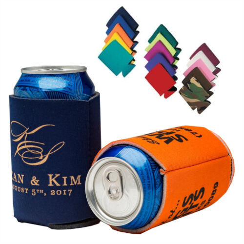 Foam Zone Collapsible Can Cooler - Custom One Color 2-Sided Print Thumbnail