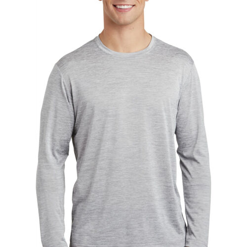 PosiCharge ® Long Sleeve Electric Heather Tee Thumbnail