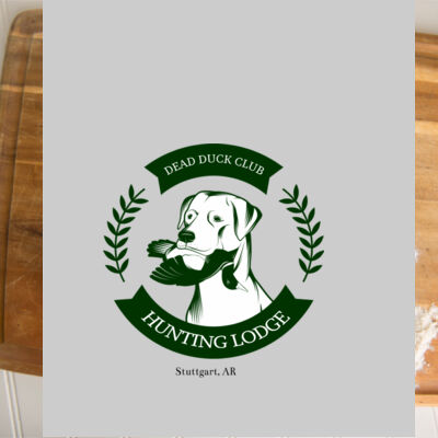 Hunting Lodge Duck Dog Template1 - WAFFLE WEAVE TOWEL 16" X 24"  (2-pack) Thumbnail