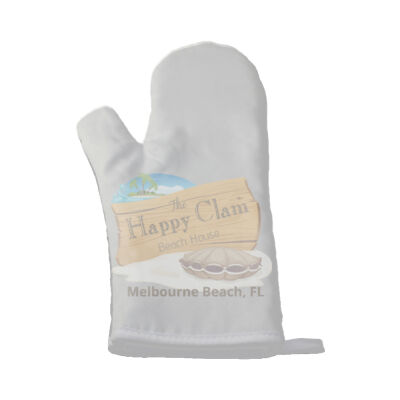 Beach Wood Sign Clam Template - OVEN MITT CUSTOM PRINTED IN FULL COLOR (2-Pack) Thumbnail